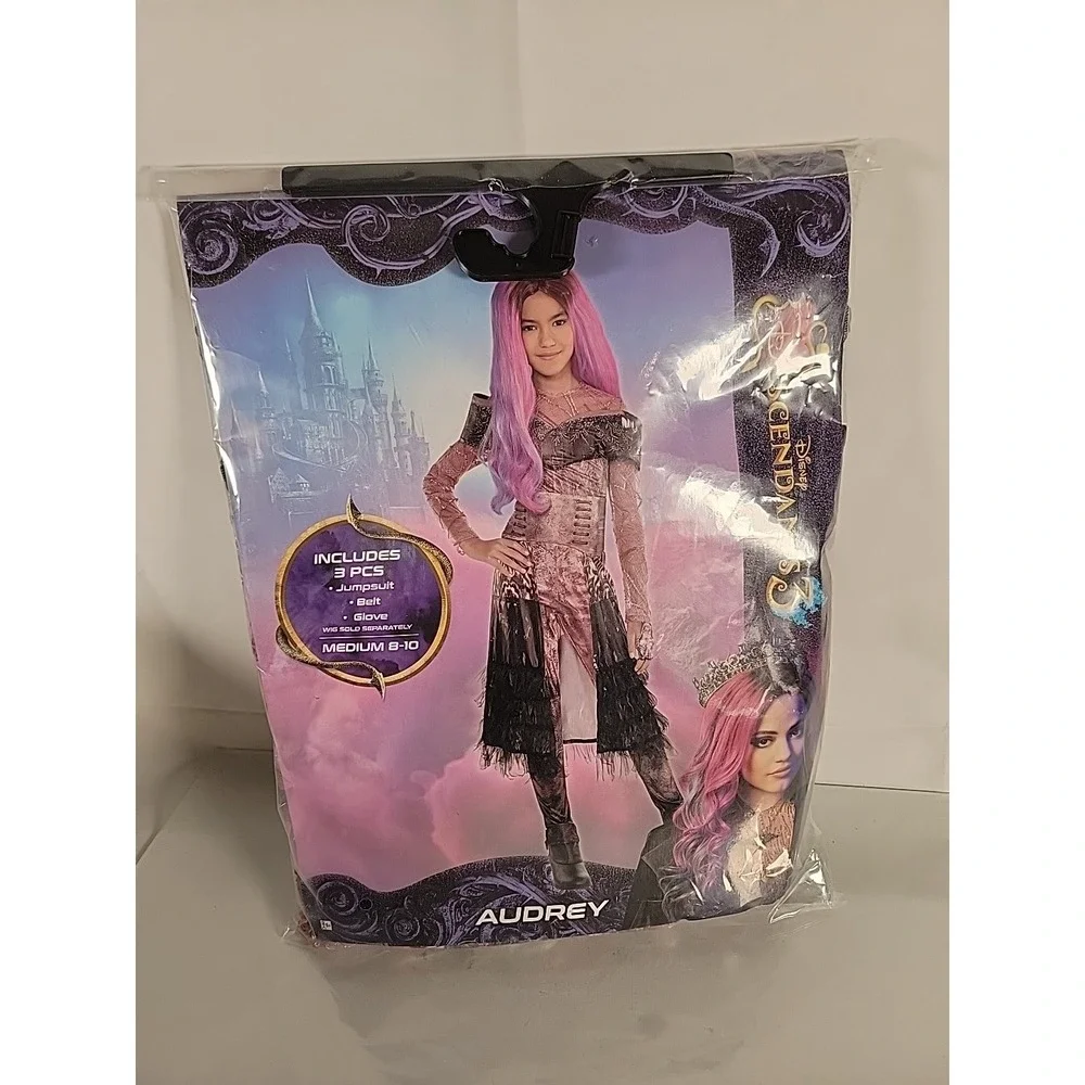 Disney Descendants‎ 3 Audrey Child Costume M 8-10 Jumpsuit Belt And Glove
